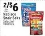 Associated Nabisco Snak-Saks offer