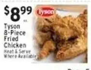 Associated Tyson 8-Piece Fried Chicken offer
