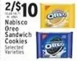 Associated Nabisco Oreo Sandwich Cookies offer