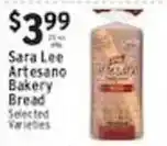 Associated Sara Lee Artesano Bakery Bread offer