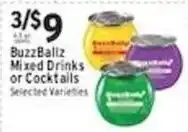 Associated BuzzBallz Mixed Drinks or Cocktails offer