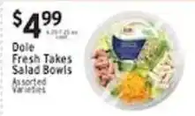 Associated Dole fresh takes salad bowls offer