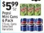 Associated Pepsi Mini Cans offer