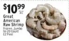 Associated Great American Raw Shrimp offer