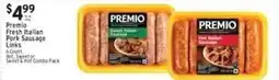 Associated Premio fresh italian pork sausage links offer