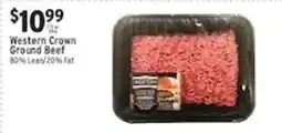 Associated Western Crown ground beef offer