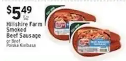 Associated Hillshire Farm Smoked Beef Sausage or Beef Polska Kielbasa offer
