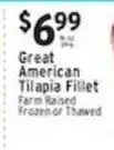 Associated Great American Tilapia Fillet offer