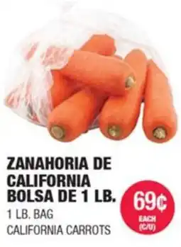 Carnicerias Jimenez California carrots offer