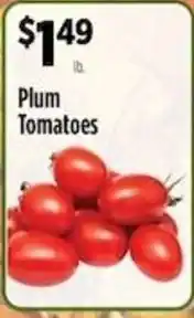 Pioneer Supermarkets Plum Tomatoes offer