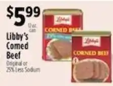 Pioneer Supermarkets Libby's Corned Beef offer