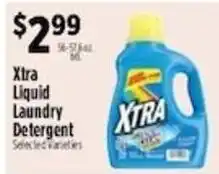 Pioneer Supermarkets Xtra liquid laundry detergent offer