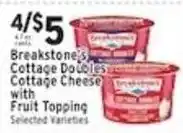 Associated Breakstone's Cottage Doubles Cottage Cheese with Fruit Topping offer