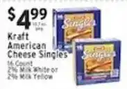 Associated Kraft American Cheese Singles offer