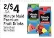 Associated Minute Maid Premium Fruit Drinks offer