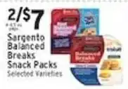 Associated Sargento Balanced Breaks Snack Packs offer