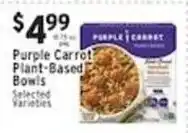 Associated Purple Carrot Plant-Based Bowls offer