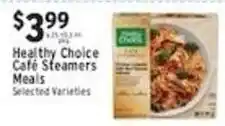 Associated Healthy Choice Café Steamers Meals offer