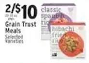 Associated Grain Trust Meals offer