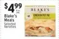 Associated Blake's Meals Selected Varieties offer