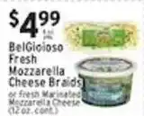 Associated BelGioioso Fresh Mozzarella Cheese Braids or Fresh Marinated Mozzarella Cheese offer