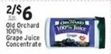 Associated Old Orchard Grape Juice Concentrate offer
