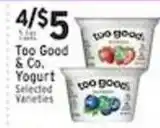 Associated Too Good & Co. Yogurt offer