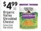 Associated Organic Valley Shredded Cheese offer