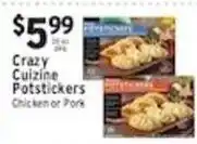 Associated Crazy Cuisine Potstickers offer