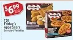 Associated TGI Fridays frozen appetizers offer