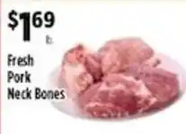 Pioneer Supermarkets Fresh Pork Neck Bones offer