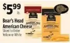 Pioneer Supermarkets Boar's Head American Cheese offer