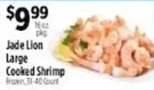 Pioneer Supermarkets Jade Lion large cooked shrimp offer