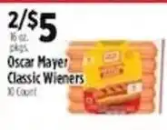 Pioneer Supermarkets Oscar Mayer Classic Wieners offer