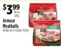 Pioneer Supermarkets Armour Meatballs offer