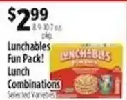 Pioneer Supermarkets Lunchables fun pack! lunch combinations offer