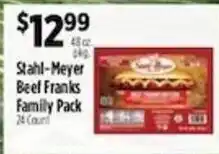 Pioneer Supermarkets Stahl-Meyer Beef Franks offer