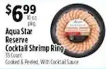 Pioneer Supermarkets Aqua Star Reserve Cocktail Shrimp Ring offer