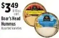 Pioneer Supermarkets Boar's Head Hummus offer