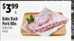 Pioneer Supermarkets Baby Back Pork Ribs offer