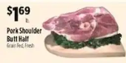 Pioneer Supermarkets Pork Shoulder Butt Half offer