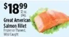 Pioneer Supermarkets Great American Salmon Fillet offer