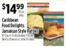 Pioneer Supermarkets Caribbean Food Delights Jamaican Style Patties offer