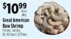 Pioneer Supermarkets Great American Raw Shrimp offer