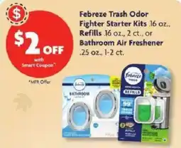 Family Dollar Febreze Trash Odor Fighter Starter Kits offer