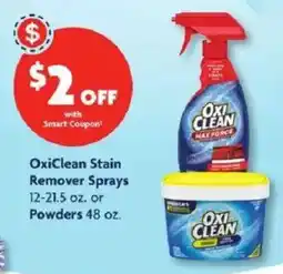 Family Dollar OxiClean Stain Remover Sprays or Powders offer