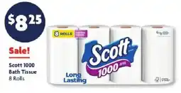 Family Dollar Scott 1000 Bath Tissue offer