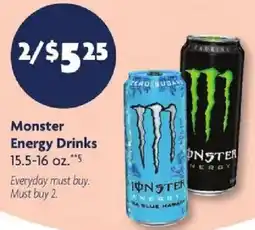 Family Dollar Monster Energy Drinks offer