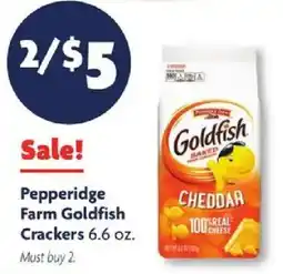 Family Dollar Pepperidge Farm Goldfish Crackers offer