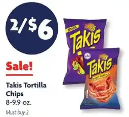 Family Dollar Takis Tortilla Chips offer